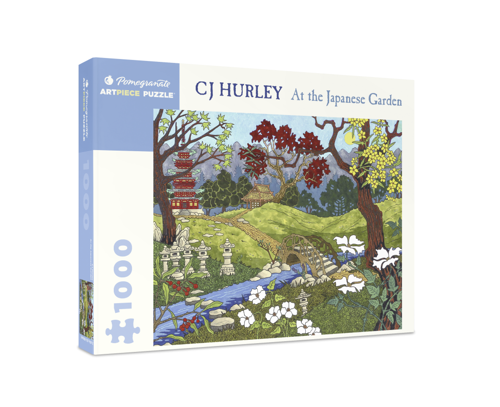 CJ Hurley: At the Japanese Garden 1000-Piece Jigsaw Puzzle