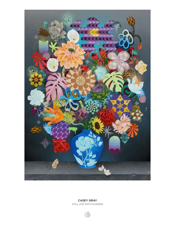 Casey Gray: Still Life with Flowers 1000-Piece Jigsaw Puzzle - Image 3
