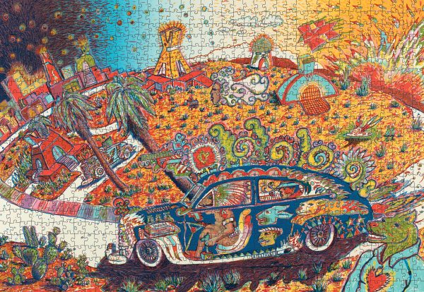 Gilbert Magu Luján: Cruising Turtle Island 1000-Piece Jigsaw Puzzle - Image 2