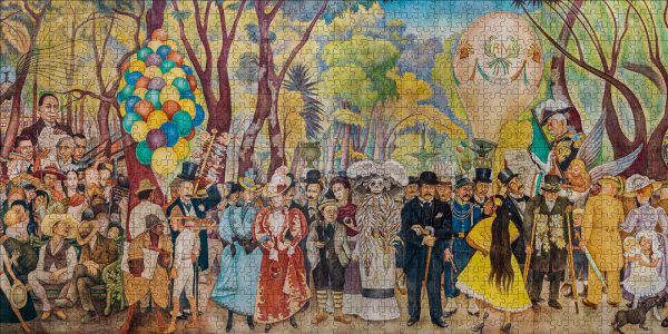 Diego Rivera: Dream of a Sunday Afternoon in Alameda Park 1000-Piece Jigsaw Puzzle - Image 2