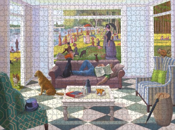 Kathryn Freeman: The Sunday Paper 1000-Piece Jigsaw Puzzle - Image 2