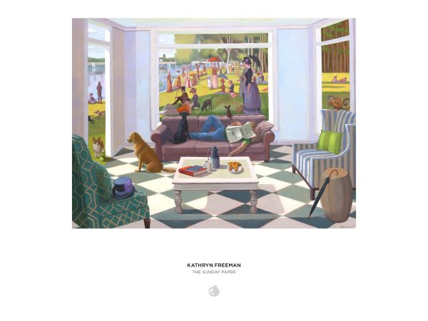 Kathryn Freeman: The Sunday Paper 1000-Piece Jigsaw Puzzle - Image 3