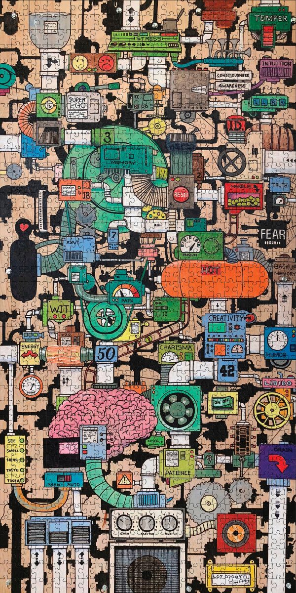 Jonathan Petley: Self Machine 1000-Piece Jigsaw Puzzle - Image 2