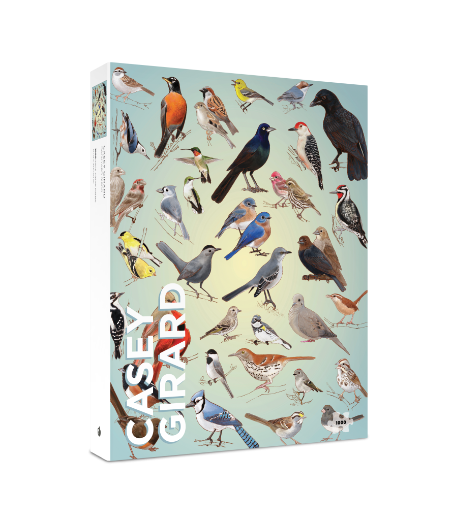 Casey Girard: Backyard Birds 1000-Piece Jigsaw Puzzle
