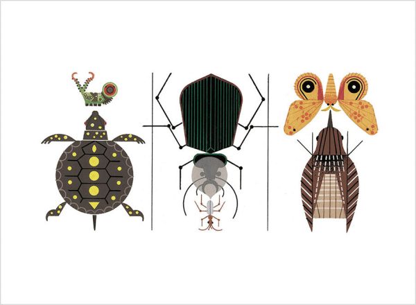 Charley Harper: The Animal Kingdom Book of Postcards - Image 3