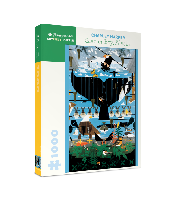 Charley Harper: Glacier Bay. Alaska 1000-piece Jigsaw Puzzle