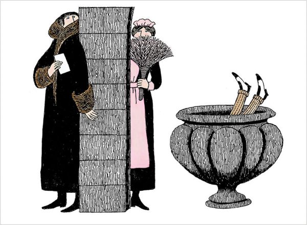 Edward Gorey: Mysterious Messages. Cryptic Cards. Coded Conundrums. Anonymous Notes Book of Postcards - Image 2
