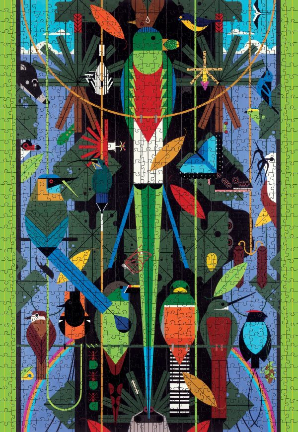Charley Harper: Monteverde 1000-Piece Jigsaw Puzzle - Image 2