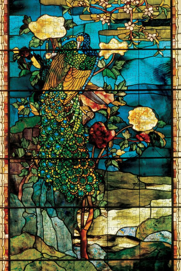 John La Farge: Peacocks and Peonies II 500-piece Jigsaw Puzzle - Image 2