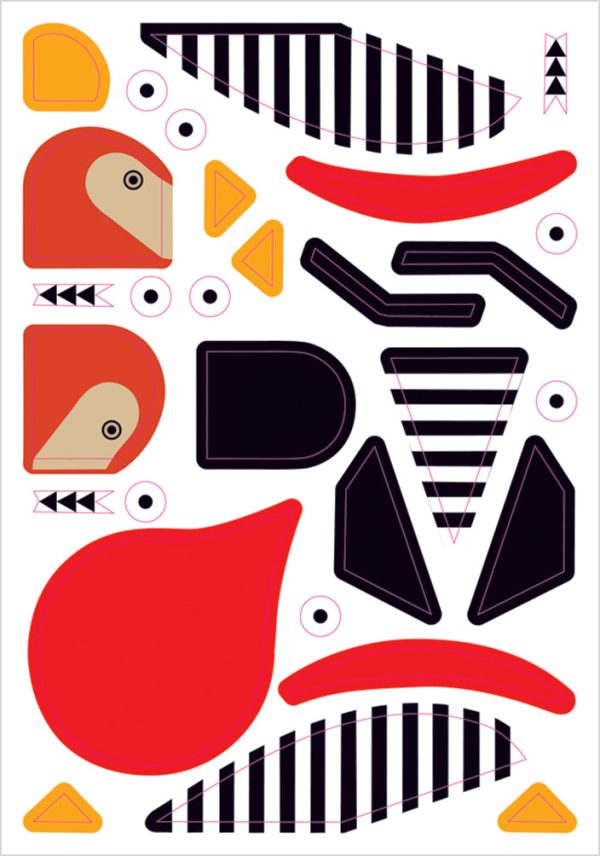 Charley Harper's Sticky Birds: An Animal Sticker Kit - Image 3