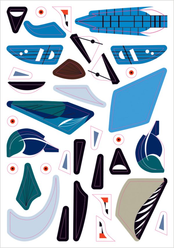 Charley Harper's Sticky Birds: An Animal Sticker Kit - Image 4