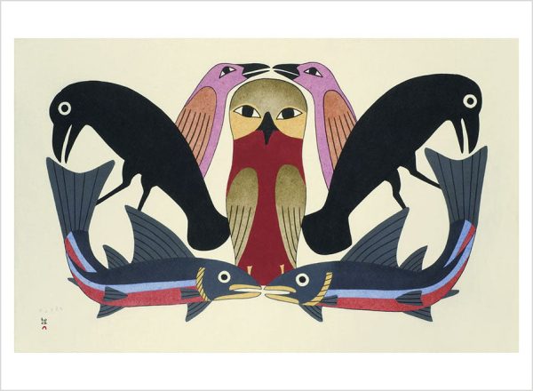Life on the Land: Inuit Art from Kinngait Book of Postcards - Image 3