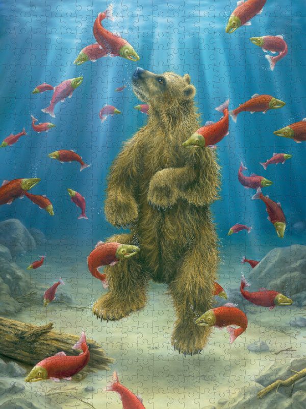 Robert Bissell: The Swimmer 500-piece Jigsaw Puzzle - Image 2