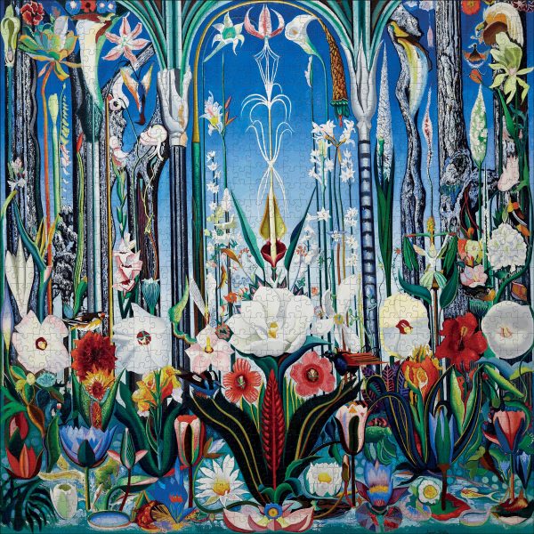 Joseph Stella: Flowers. Italy 1000-piece Jigsaw Puzzle - Image 2