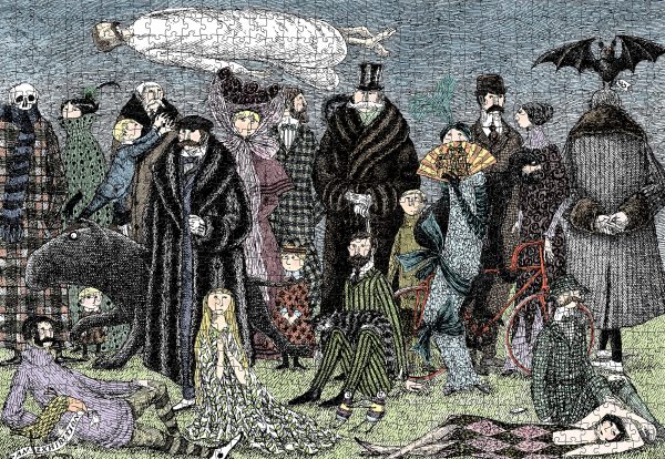 Edward Gorey 1000-piece Jigsaw Puzzle - Image 2
