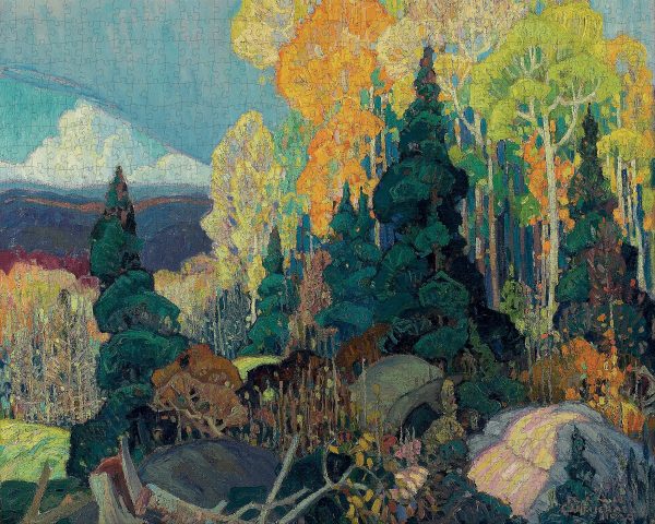 Franklin Carmichael: Autumn Hillside 1000-piece Jigsaw Puzzle - Image 2