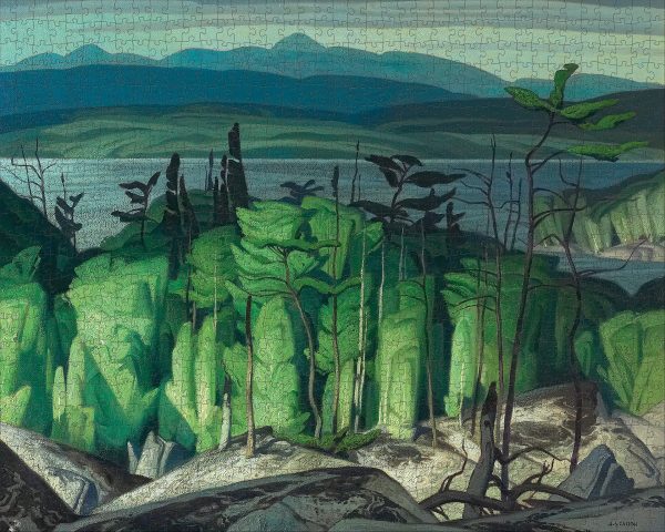 A.J. Casson: Jack Pine and Poplar 1000-piece Jigsaw Puzzle - Image 2