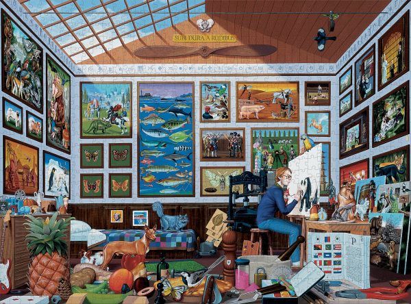 Mike Wilks: The Ultimate Alphabet: The Letter P 1000-piece Jigsaw Puzzle - Image 2