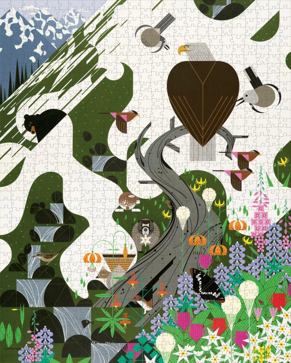 Charley Harper: The Alpine Northwest 1000-piece Jigsaw Puzzle - Image 2