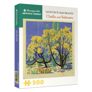 Gustave Baumann: Cholla and Sahuaro 500-piece Jigsaw Puzzle