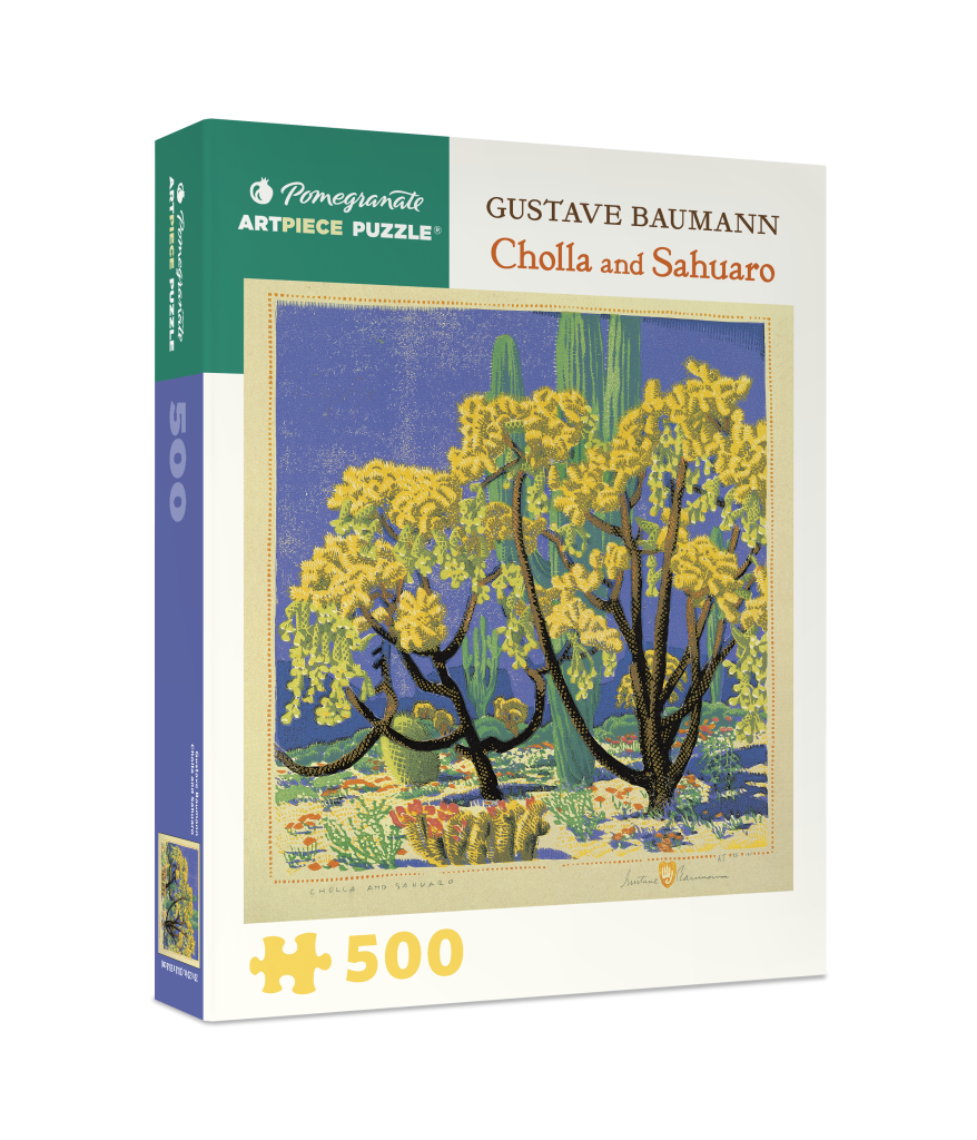 Gustave Baumann: Cholla and Sahuaro 500-piece Jigsaw Puzzle