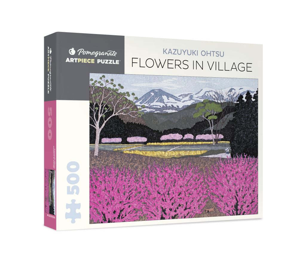 Kazuyuki Ohtsu: Flowers in Village 500-piece Jigsaw Puzzle
