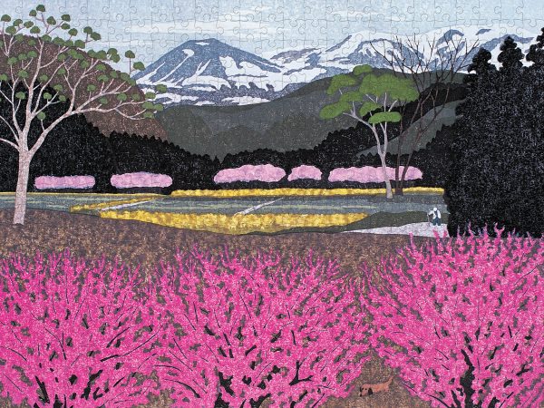 Kazuyuki Ohtsu: Flowers in Village 500-piece Jigsaw Puzzle - Image 2