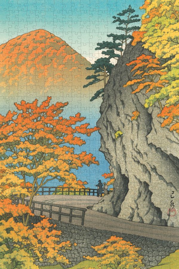 Kawase Hasui: Autumn at Saruiwa 500-piece Jigsaw Puzzle - Image 2