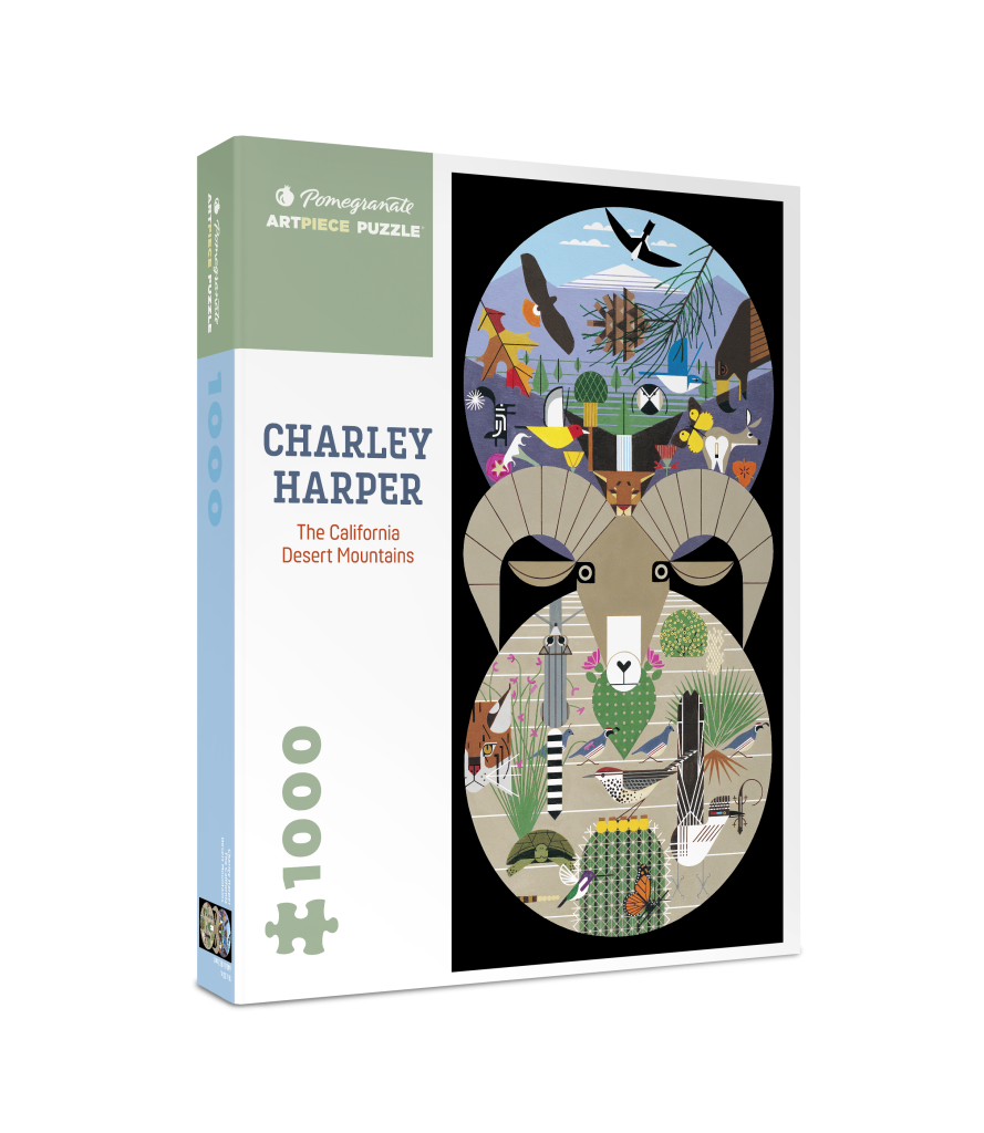 Charley Harper: The California Desert Mountains 1000-Piece Jigsaw Puzzle