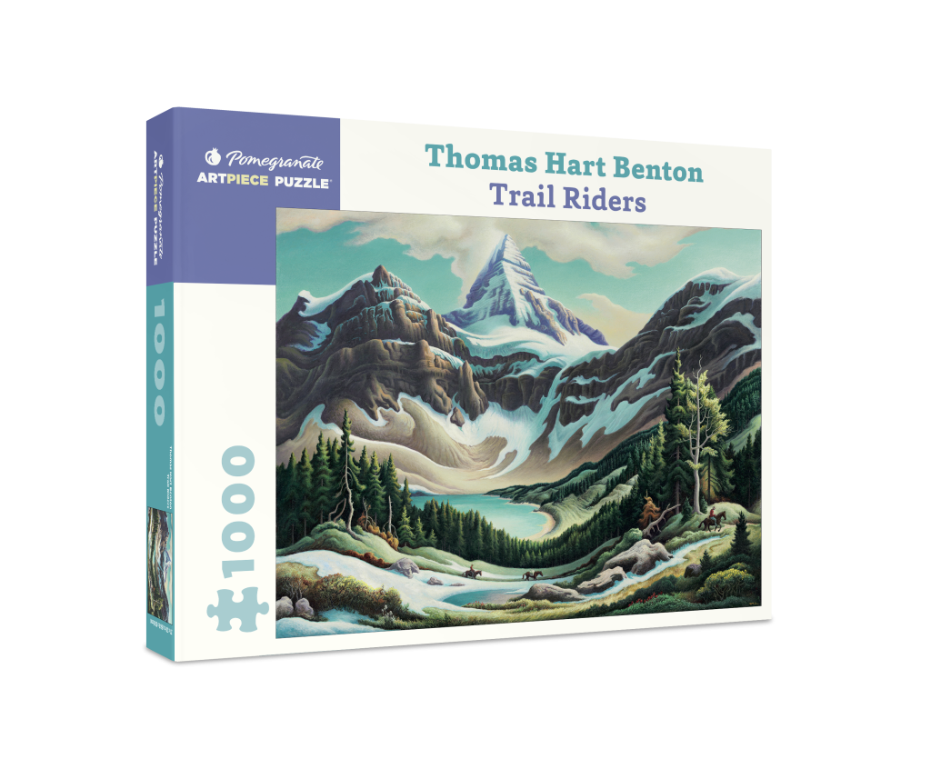 Thomas Hart Benton: Trail Riders 1000-Piece Jigsaw Puzzle