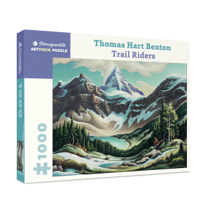 Thomas Hart Benton: Trail Riders 1000-Piece Jigsaw Puzzle