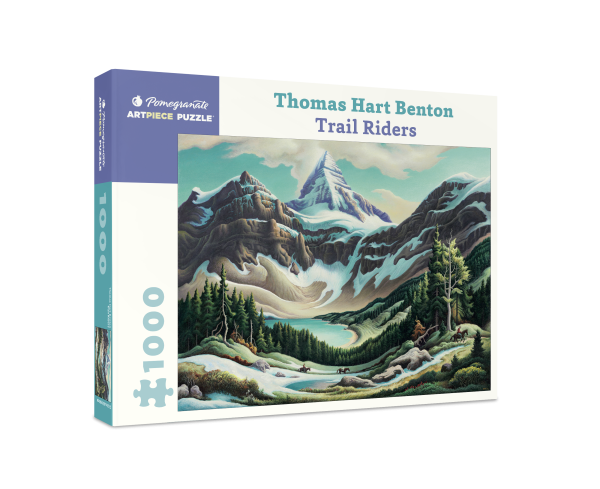 Thomas Hart Benton: Trail Riders 1000-Piece Jigsaw Puzzle