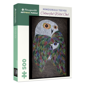 Ningiukulu Teevee: Colourful Wild Owl 500-Piece Jigsaw Puzzle