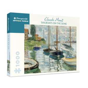 Claude Monet: Sailboats on the Seine 1000-Piece Jigsaw Puzzle