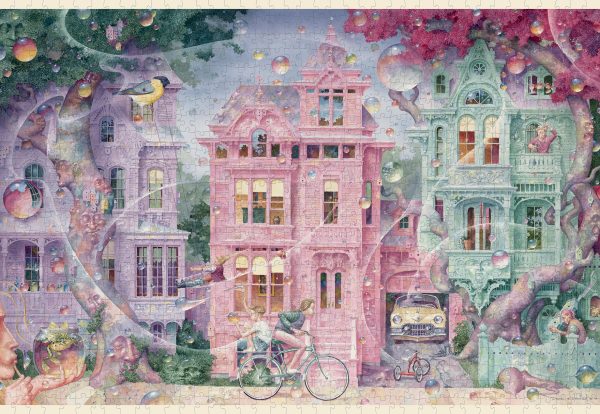 Daniel Merriam: Bubble Street 1000-Piece Jigsaw Puzzle - Image 2