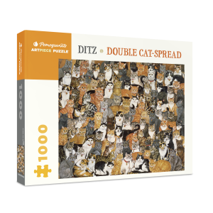 Ditz: Double Cat-Spread 1000-Piece Jigsaw Puzzle