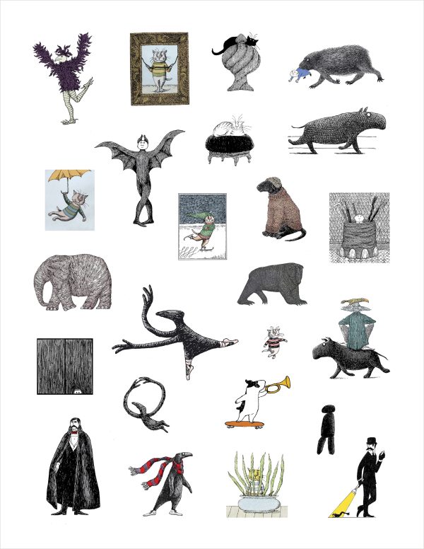 Edward Gorey Sticker Book - Image 4