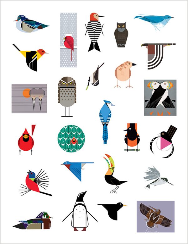 Charley Harper's Birds Sticker Book - Image 3