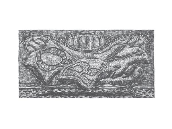 Edward Gorey: The Fraught Settee Slipcase Boxed Notecards - Image 2