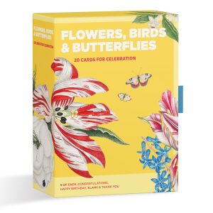 Flowers. Birds & Butterflies Celebrations Boxed Notecards