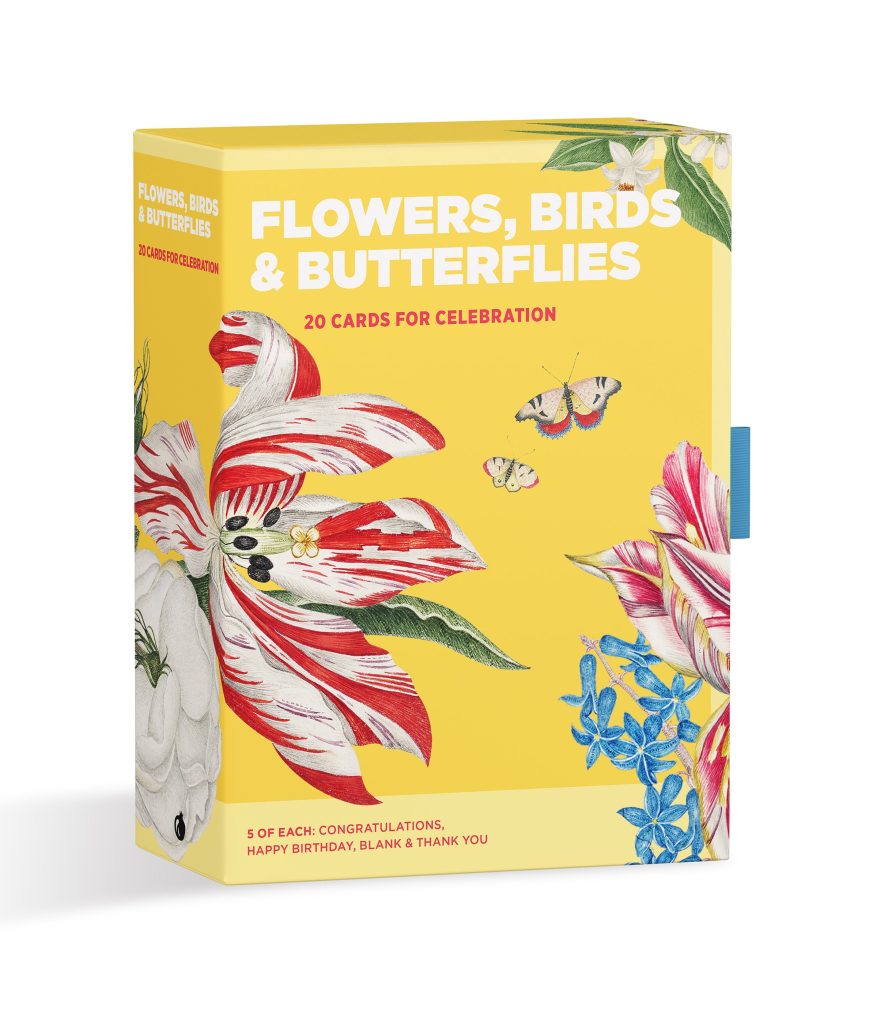 Flowers. Birds & Butterflies Celebrations Boxed Notecards