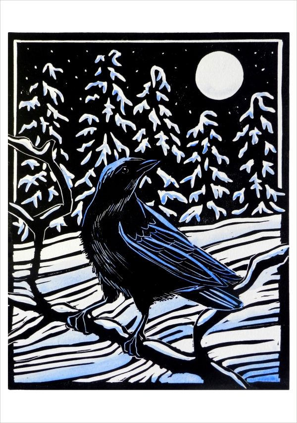 Molly Hashimoto: Crow and Moon Holiday Cards - Image 2