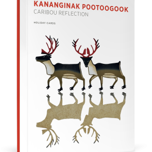 Kananginak Pootoogook: Caribou Reflection Holiday Cards
