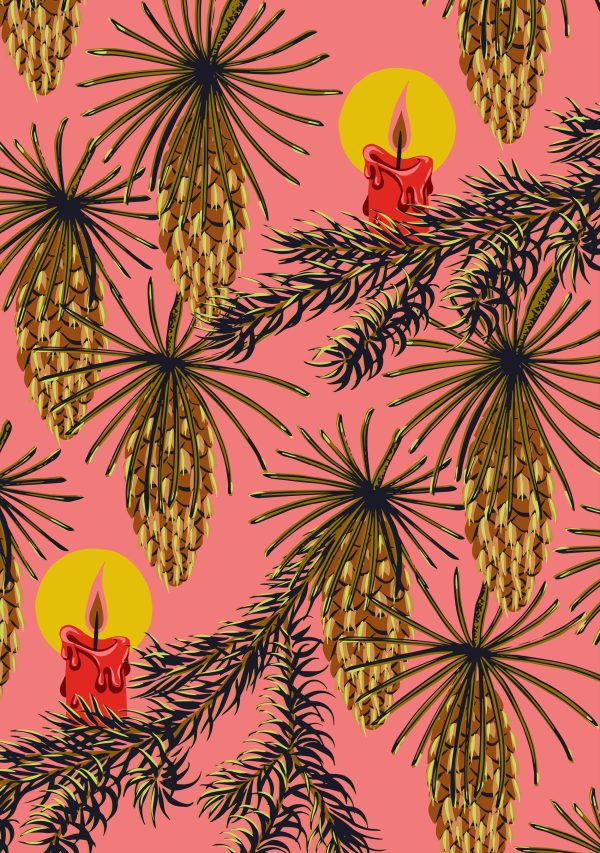Kate Blairstone: Candle & Cone Holiday Cards - Image 2