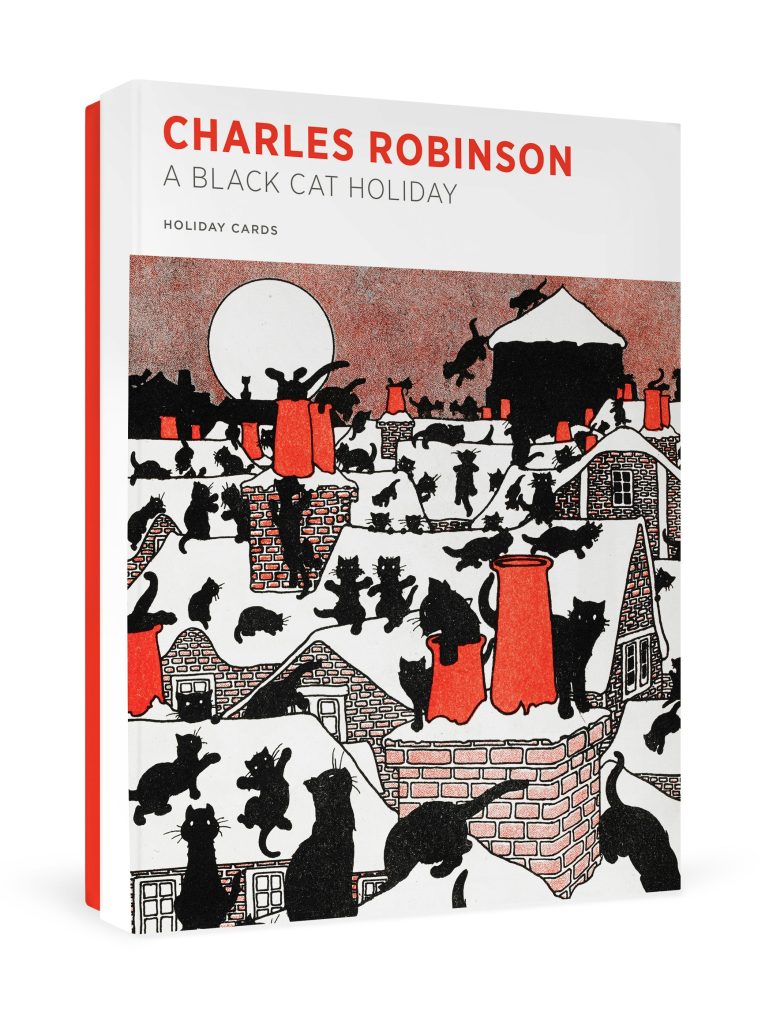 Charles Robinson: A Black Cat Holiday Holiday Cards