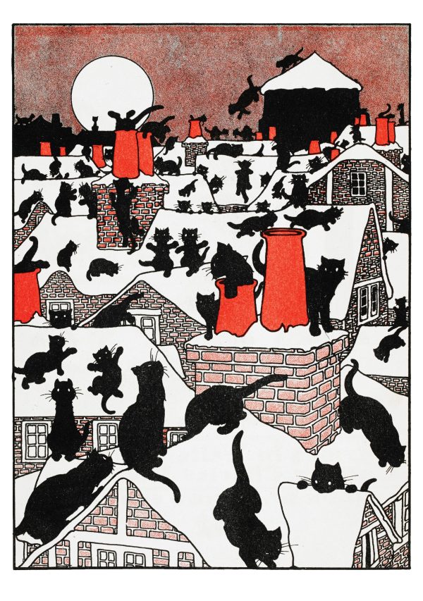 Charles Robinson: A Black Cat Holiday Holiday Cards - Image 2