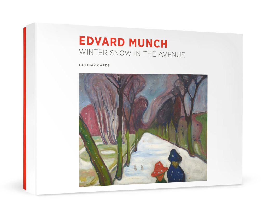 Edvard Munch: Winter Snow in the Avenue Holiday Cards