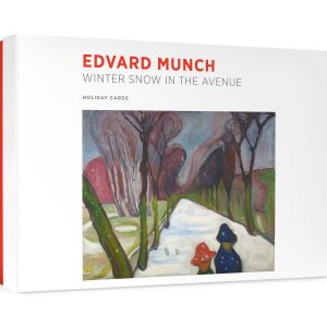 Edvard Munch: Winter Snow in the Avenue Holiday Cards