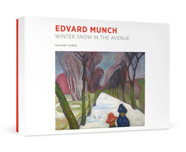 Edvard Munch: Winter Snow in the Avenue Holiday Cards