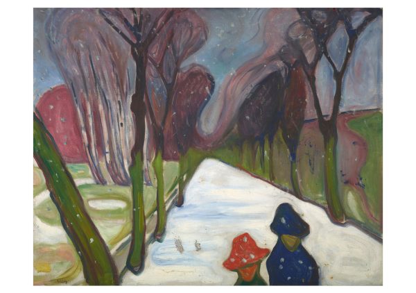 Edvard Munch: Winter Snow in the Avenue Holiday Cards - Image 2
